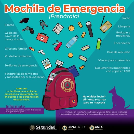 Mochila de emergencia